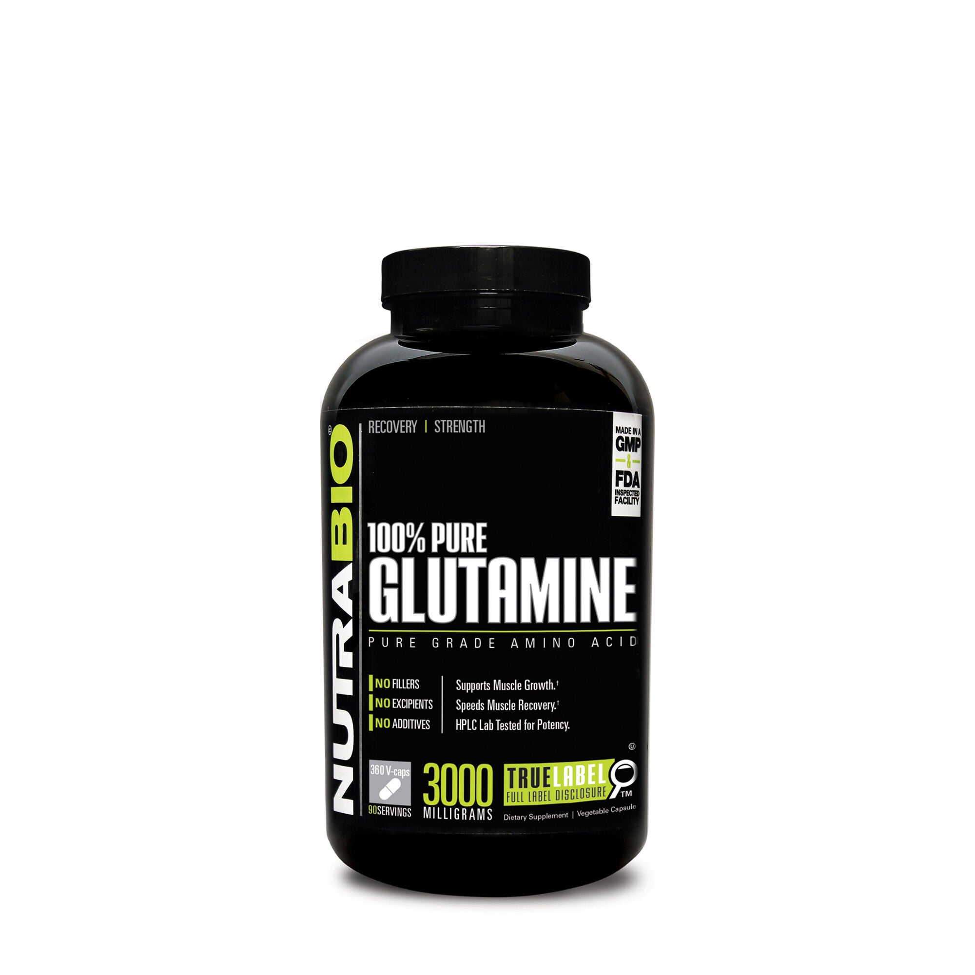 NutraBio® 100 Pure Glutamine GNC